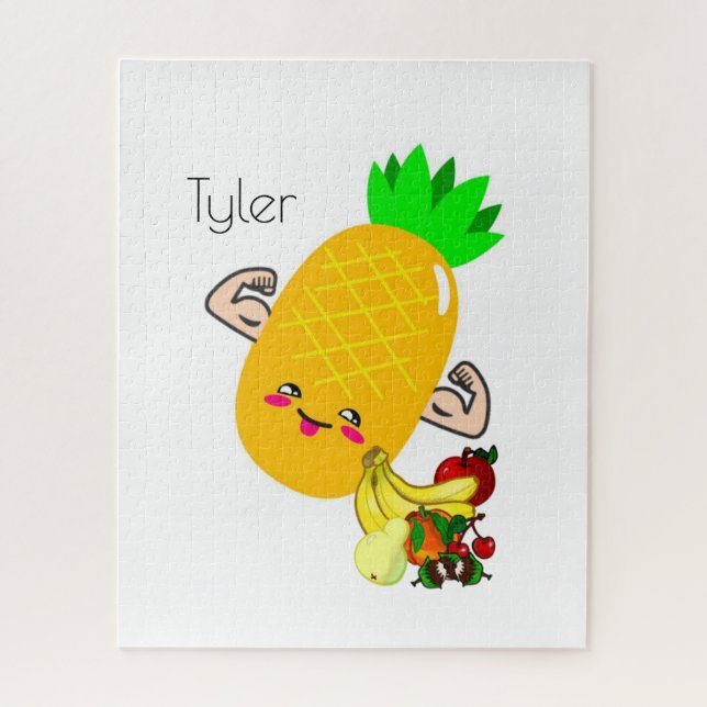 Rompecabezas piña de fruta (Vertical)
