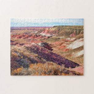 Rompecabezas pintado de la foto del desierto