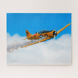 Rompecabezas plano amarillo