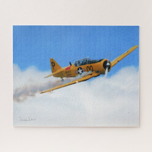 Rompecabezas plano amarillo (Horizontal)