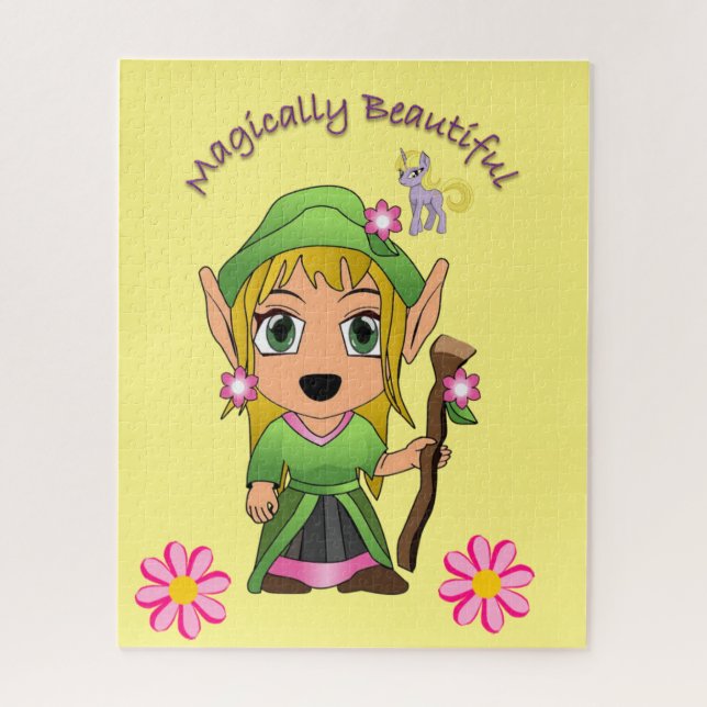 Rompecabezas Pony Floral (Vertical)