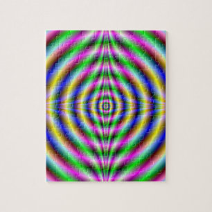Rompecabezas Psicodélico Neon Eye