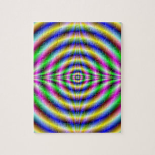 Rompecabezas Psicodélico Neon Eye