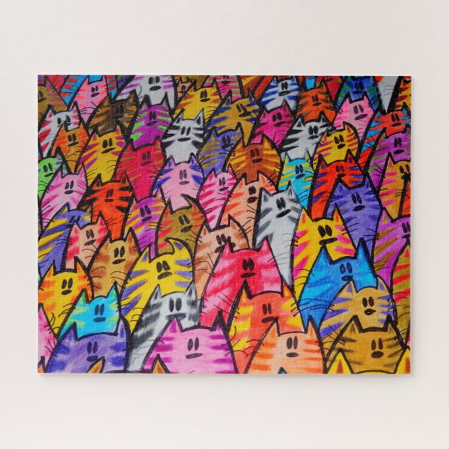 Rompecabezas -puzzle gatos 05 (Horizontal)