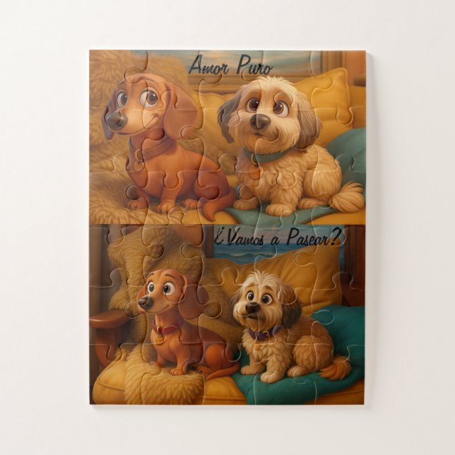 Rompecabezas Puzzle "Hermanitas Felices" (Vertical)