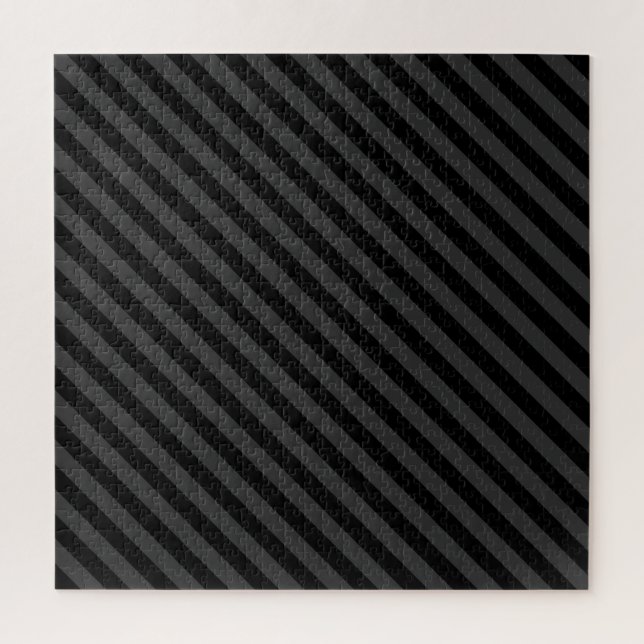 Rompecabezas rayado negro duro (Vertical)