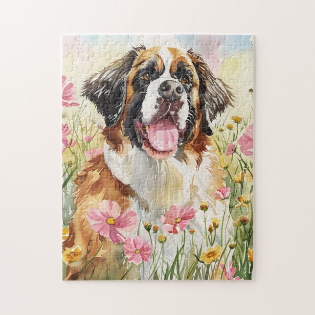 Rompecabezas – Regalo de rompecabezas de perro San (Vertical)