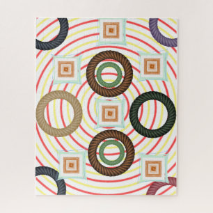 Rompecabezas Resumen de colores Circular