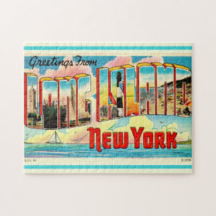 Rompecabezas Retro de Long Island 11x14