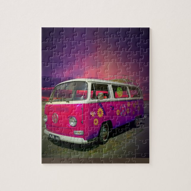 ROMPECABEZAS RETRO HIPPIE VAN (Vertical)