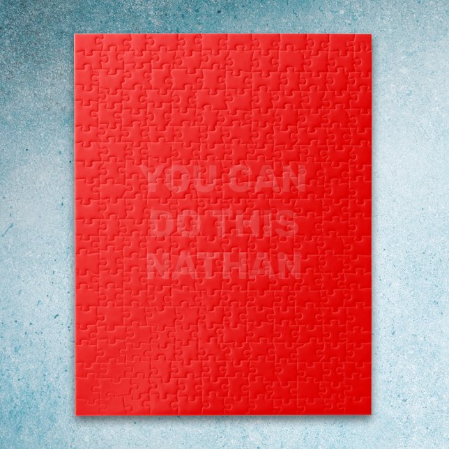 Rompecabezas Rojo De Color Sólido Que Puede Hacer  (Subido por el creador)