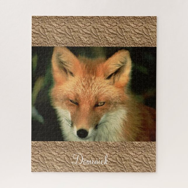 Rompecabezas Rojo Fox (Vertical)