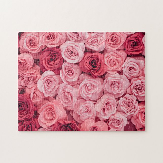 Rompecabezas rosado (Horizontal)