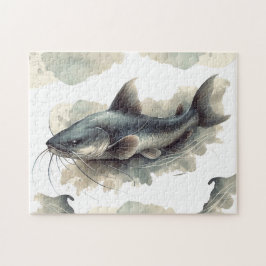 Rompecabezas - Serie acuarela: Catfish