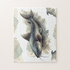 Rompecabezas - Serie acuarela: Catfish
