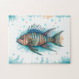 Rompecabezas - Serie acuarela: Lionfish