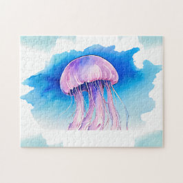 Rompecabezas - Serie acuarela: medusas