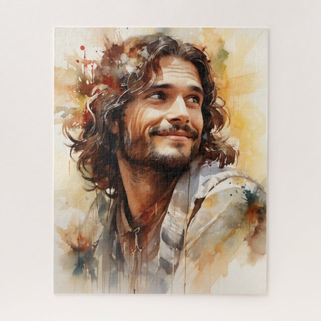 Rompecabezas sonrientes de Jesús (Vertical)