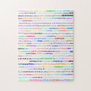 Rompecabezas Sophia Text Design II