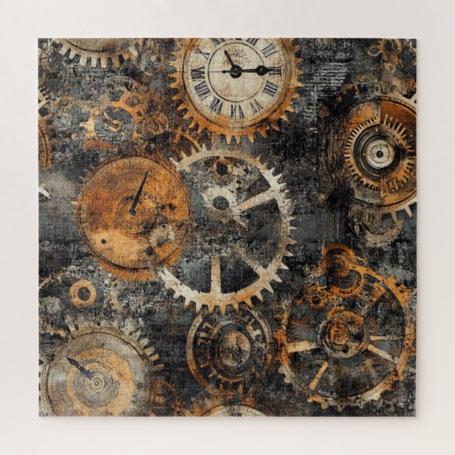 Rompecabezas Steampunk Antiguo (Vertical)