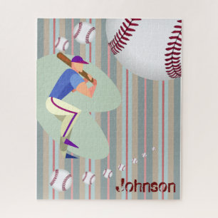Rompecabezas Stripe Baseball