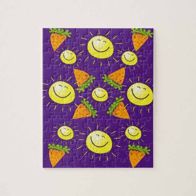 Rompecabezas Sun Carrots Purple (Vertical)