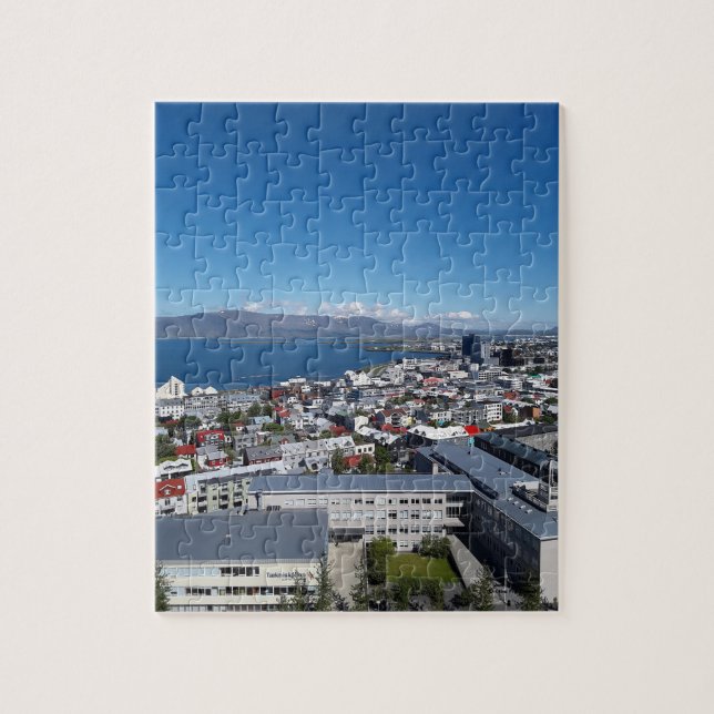 Rompecabezas Sunny Reykjavik, 8" x 10", 110 piezas (Vertical)