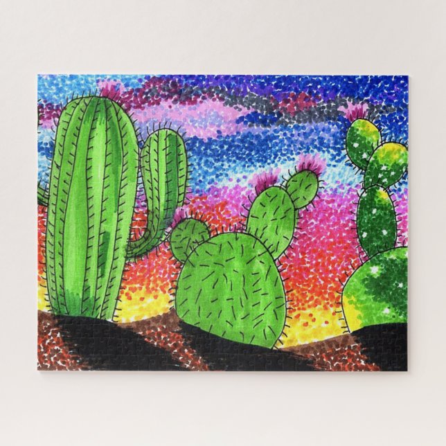 Rompecabezas - Sunset desierto (Horizontal)