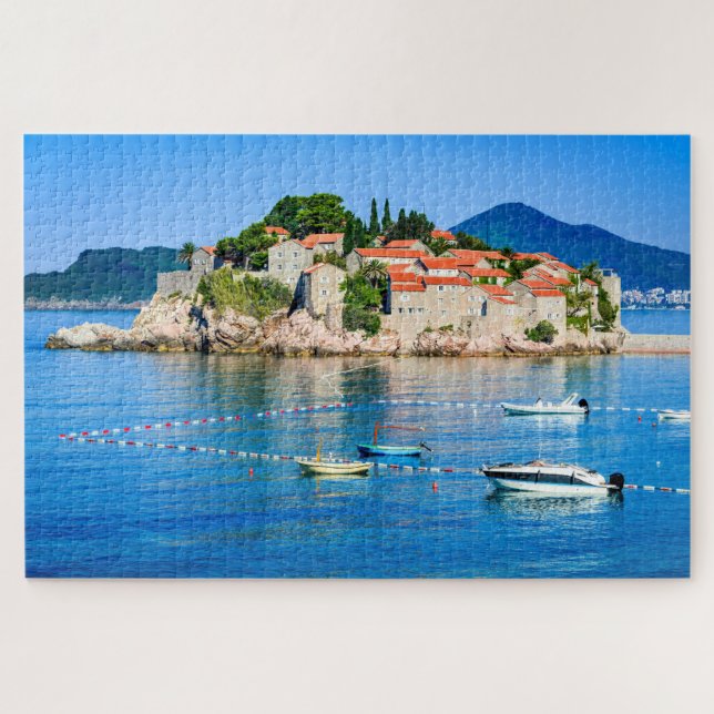 Rompecabezas Sveti Stefan Montenegro (Horizontal)