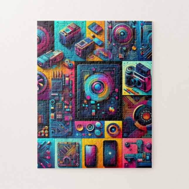 Rompecabezas tecnológicos (Vertical)