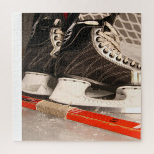 Rompecabezas temático de hockey sobre hielo