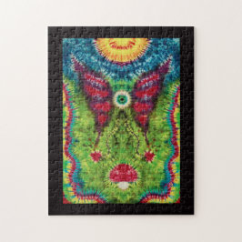 Rompecabezas teñido lazo del "globo del ojo que