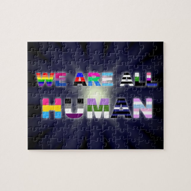 Rompecabezas totalmente humano (Horizontal)