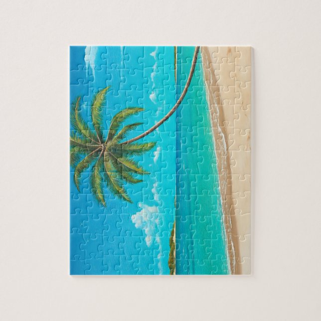 Rompecabezas tropical de la isla (Vertical)