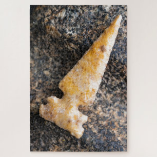 Rompecabezas único nativo americano de punta de fl