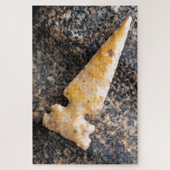 Rompecabezas único nativo americano de punta de fl (Vertical)