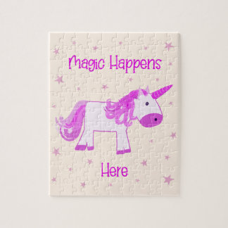 Rompecabezas Unicornio - La magia ocurre aquí