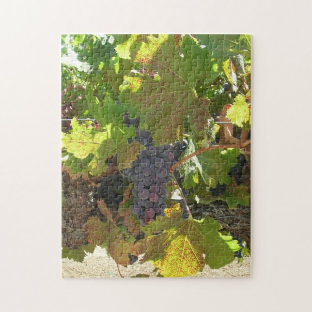 Rompecabezas - Uvas en el vino (Vertical)
