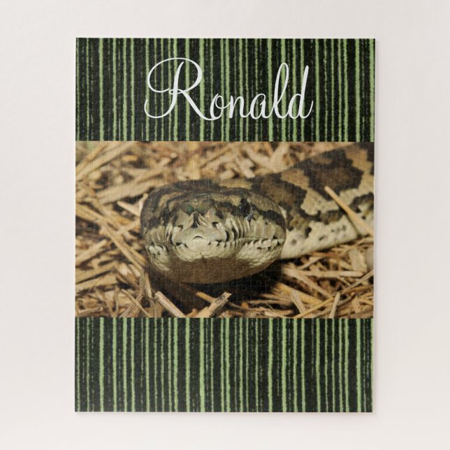 Rompecabezas verde de serpientes (Vertical)