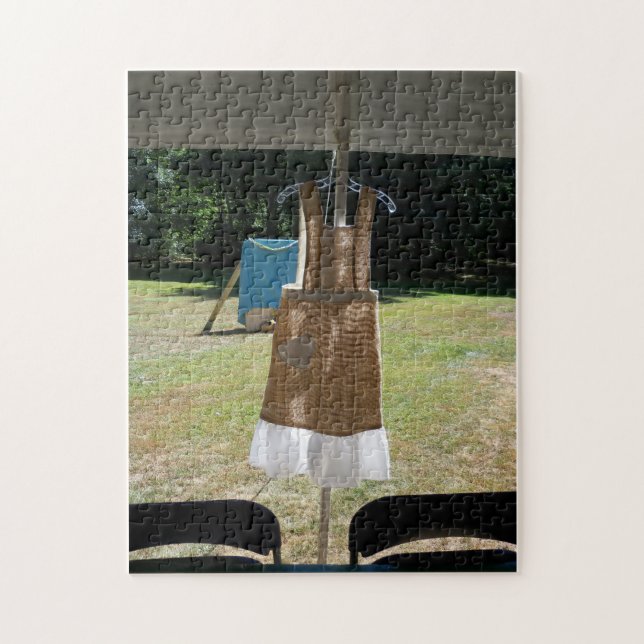 rompecabezas vintage de la boda (Vertical)