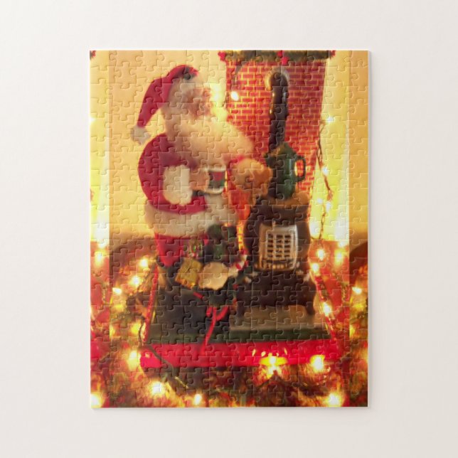 Rompecabezas vintage de Santa Claus (Vertical)