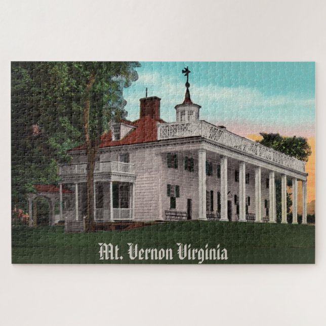Rompecabezas Vintage Mt. Vernon Large (Horizontal)