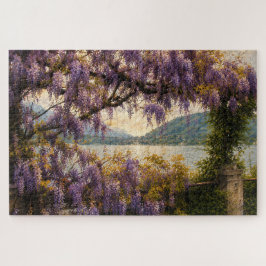 Rompecabezas Vista del Lago Lilac Italia