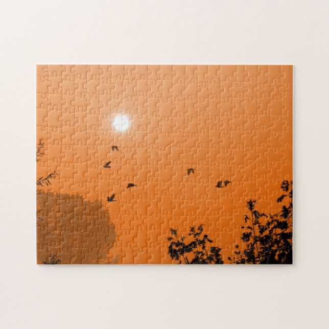 Rompecabezas Vuela al amanecer (Horizontal)