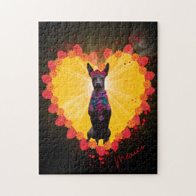 Rompecabezas Xoloitzcuintle México (Vertical)