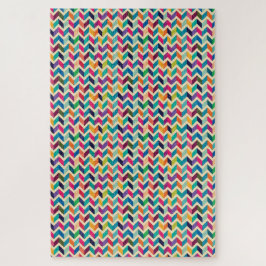 Rompecabezas - Zigzag multicolor