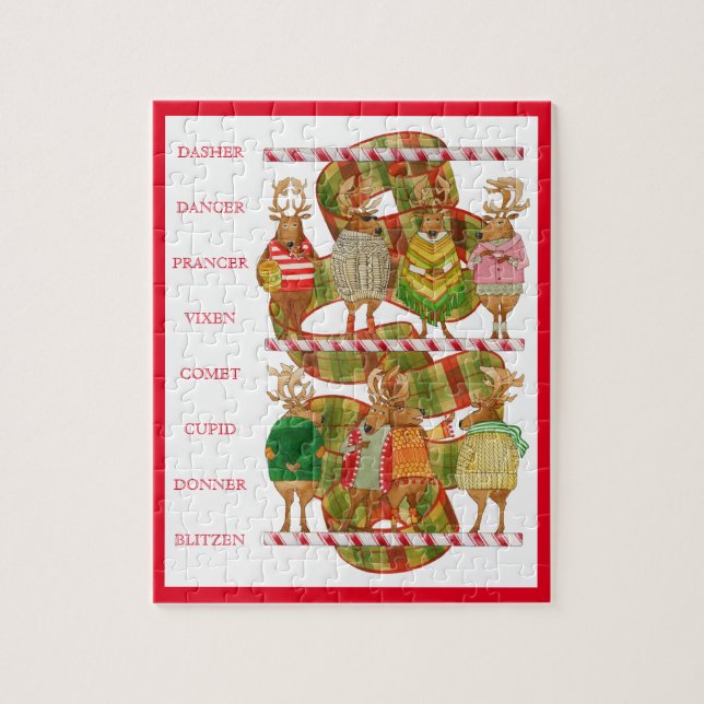 ROMPENIEVES DE NAVIDAD Rompecabezas 8x10 (Vertical)