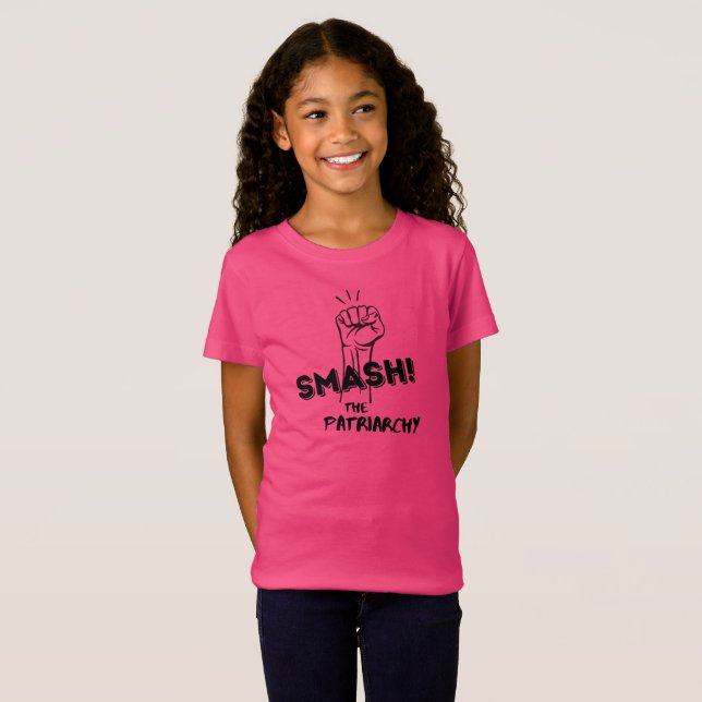 Romper a la feminista patriarcal - camiseta infant (Anverso completo)