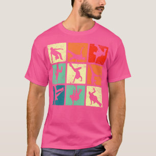 Romper Camisa de Baile Bboy Poses Hip retro vintag