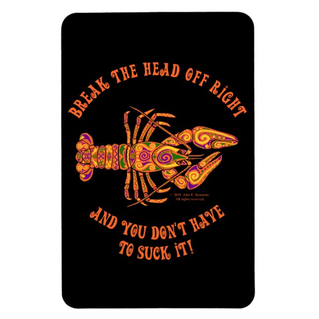 Romper el imán premium Head Crawfish (Vertical)